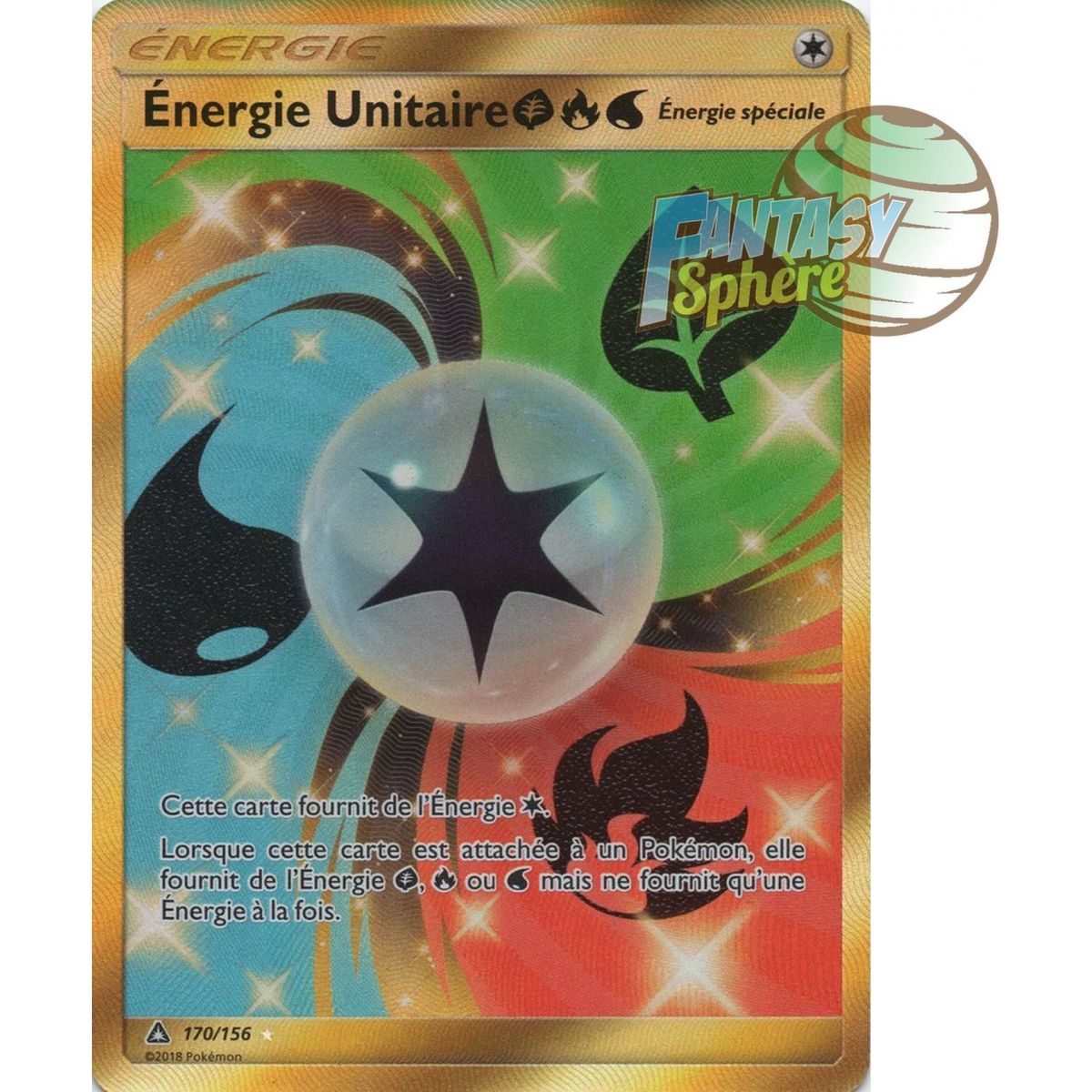Item Énergie Unitaire - Secret Rare 170/156 - Soleil et Lune 5 Ultra Prisme