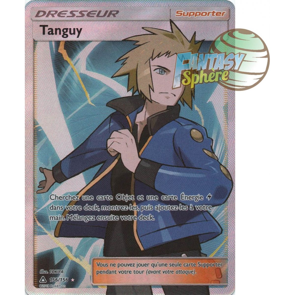 Item Tanguy - Full Art Ultra Rare  156/156 - Soleil et Lune 5 Ultra Prisme