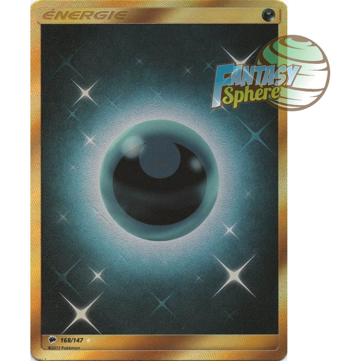 Énergie Obscurité - Secret Rare 168/147 - Soleil et Lune 3 Ombres Ardentes