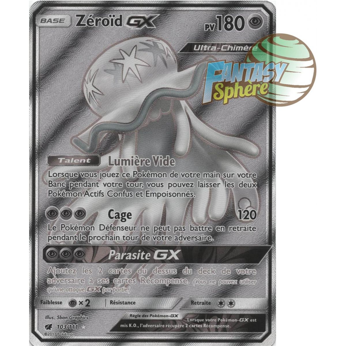 Zéroïd GX - Secret Rare 114/111 - Soleil et Lune 4 Invasion Carmin