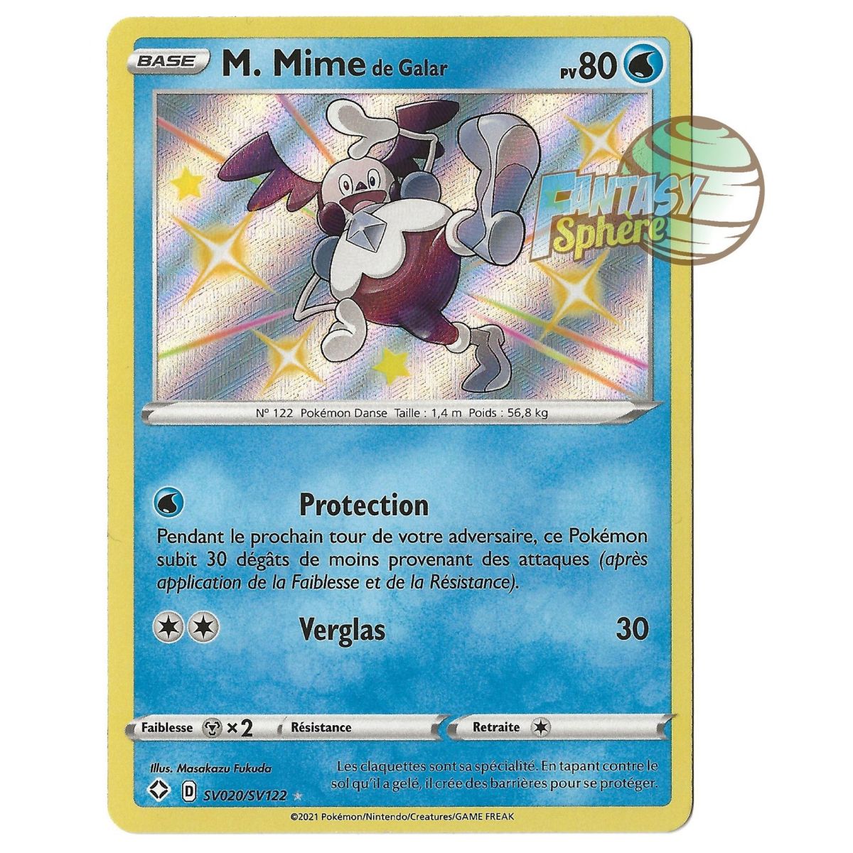 M. Mime de Galar - Shiny SV020/SV122 - Epee et Bouclier Destinées Radieuses