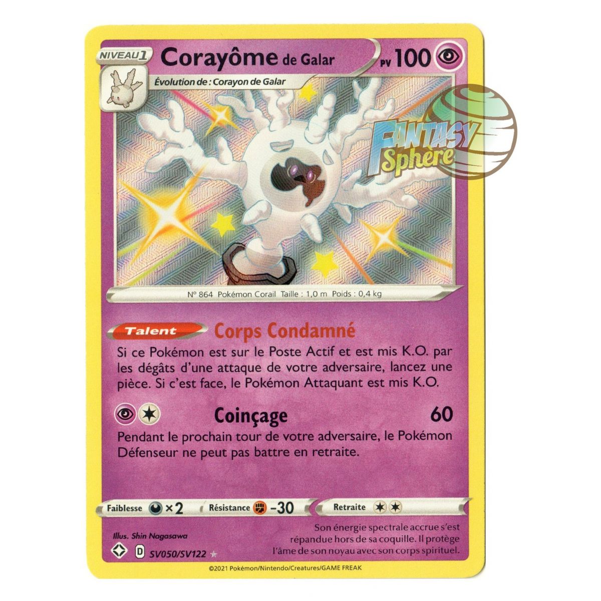 Item Corayôme de Galar - Shiny SV050/SV122 - Epee et Bouclier Destinées Radieuses