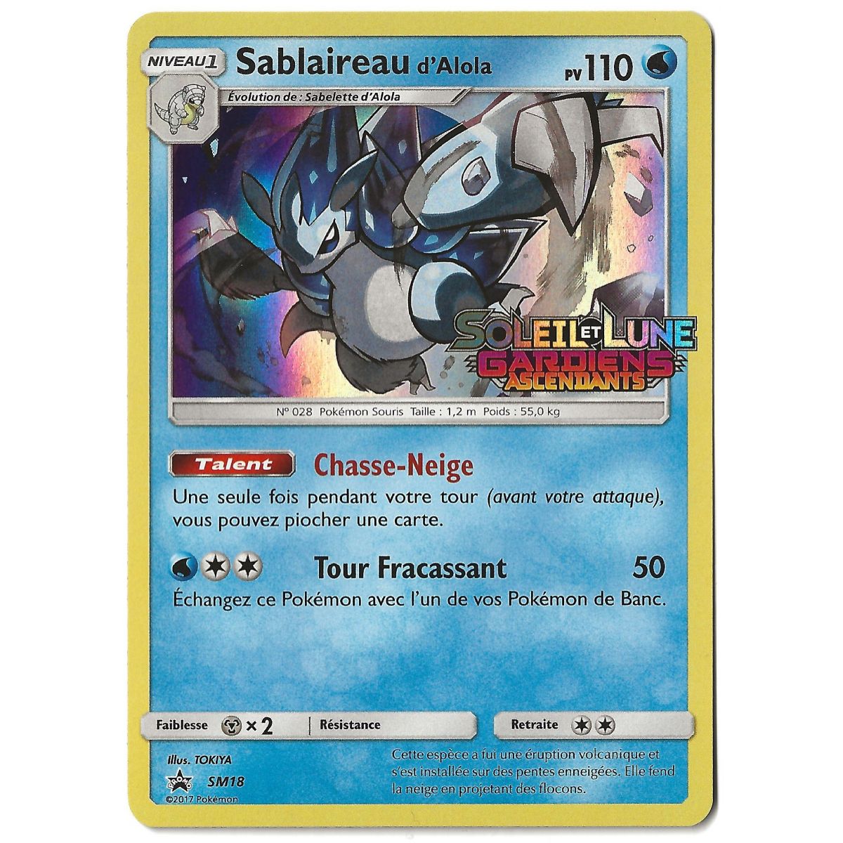 Sablaireau d'Alola - Holo Rare - SM18