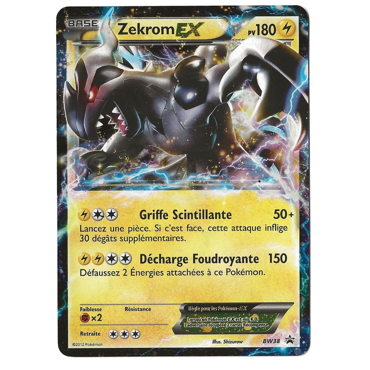 Zekrom Ex - Ultra Rare - BW38