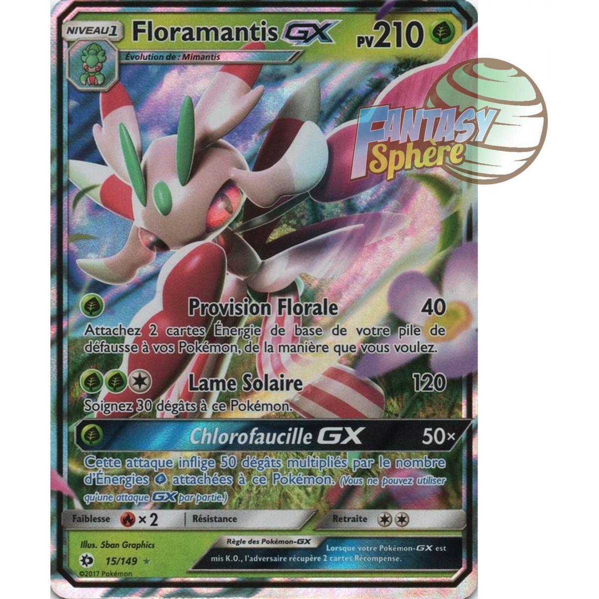 Floramantis GX - Ultra Rare 15/149 - Soleil et Lune 1