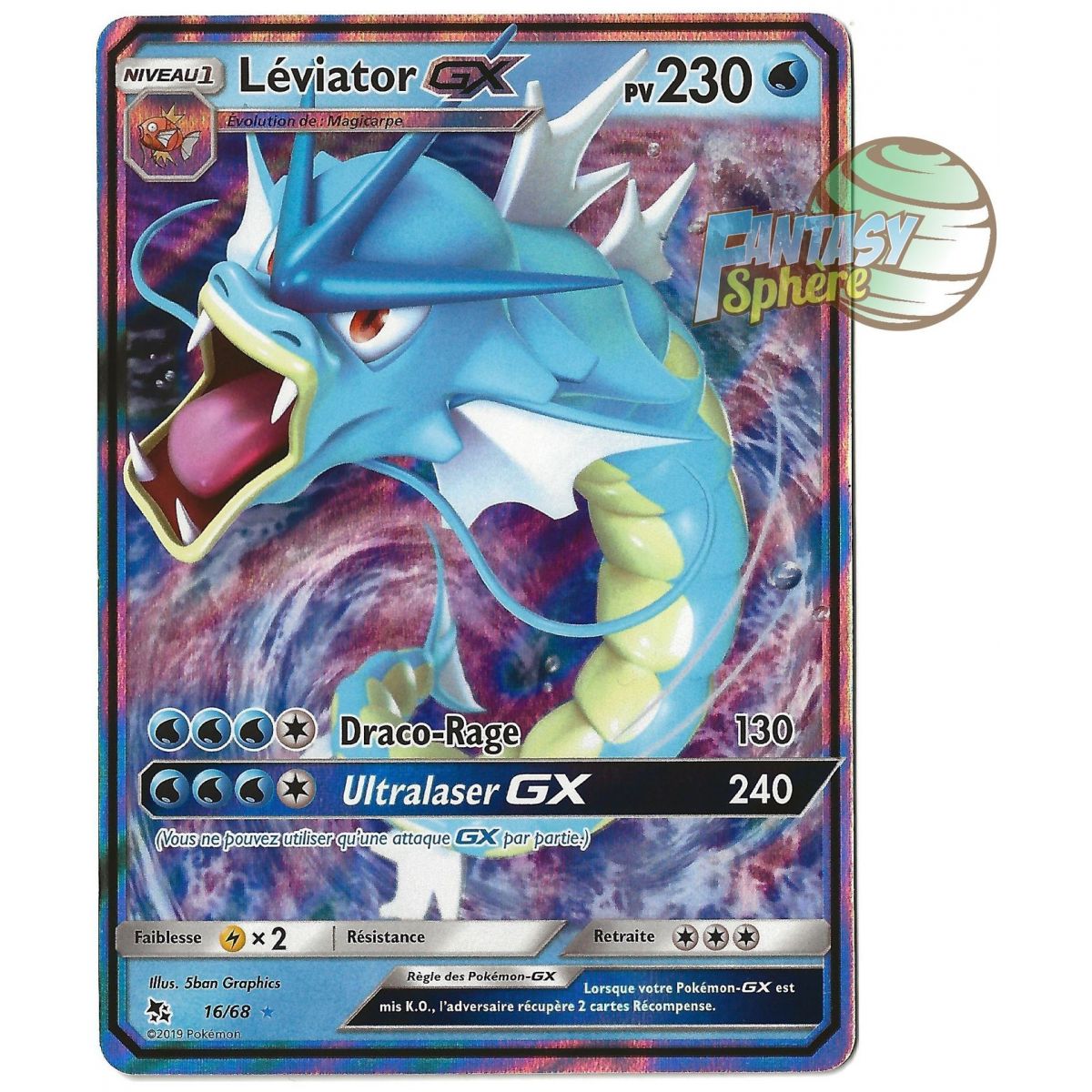 Item Léviator GX - Ultra Rare 16/68 - Soleil et Lune 11.5 Destinees Occultes