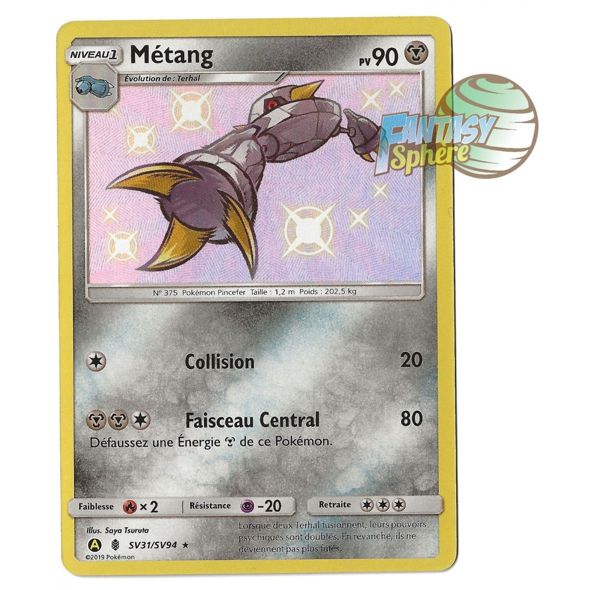 Métang - Shiny SV31/SV94 - Soleil et Lune 11.5 Destinees Occultes