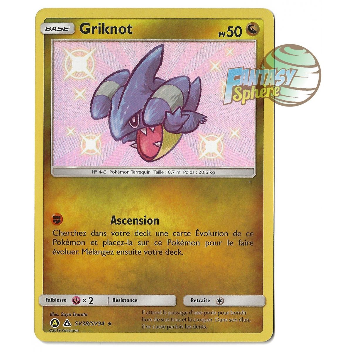 Griknot - Shiny SV38/SV94 - Soleil et Lune 11.5 Destinees Occultes