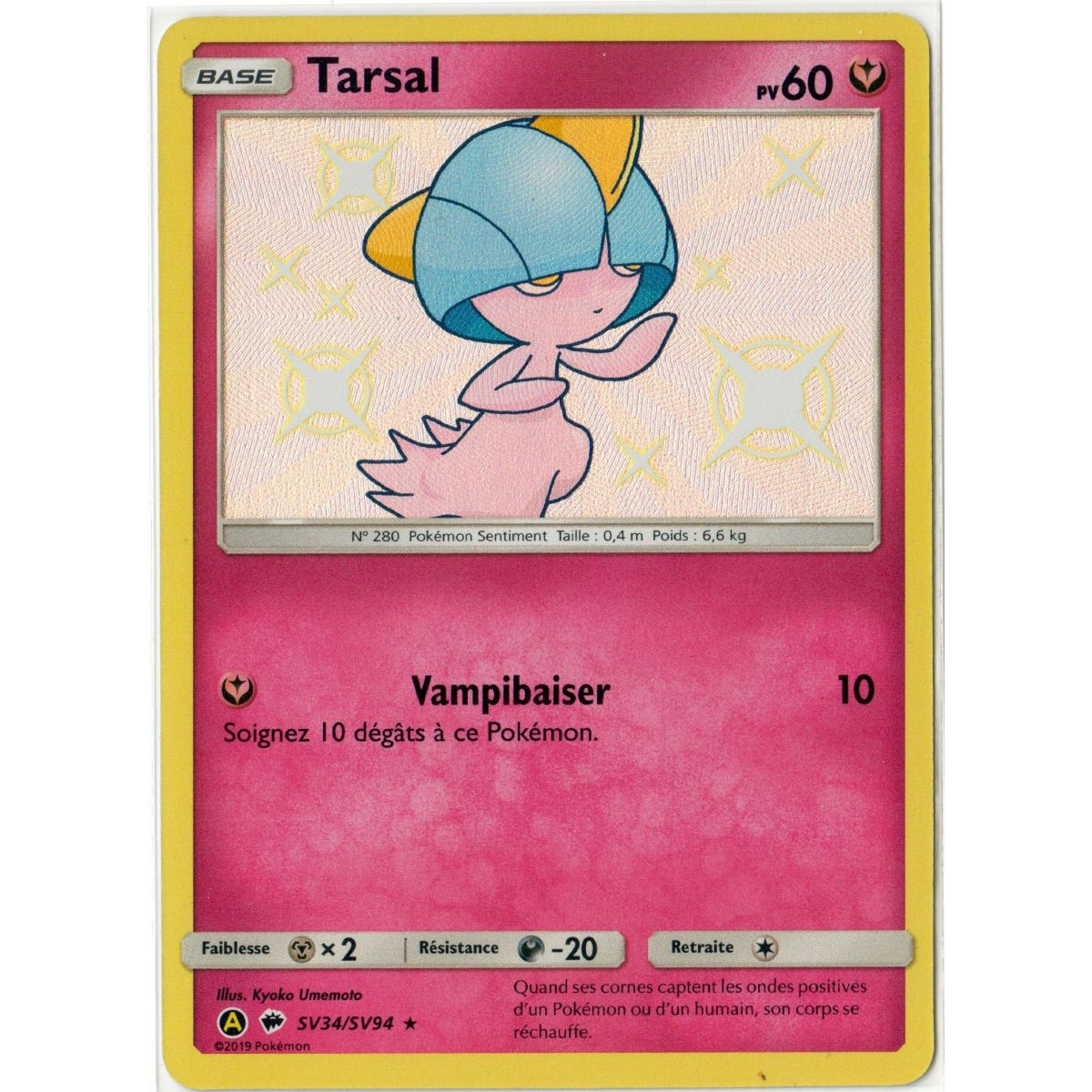 Item Tarsal - Shiny SV34/SV94 - Soleil et Lune 11.5 Destinees Occultes