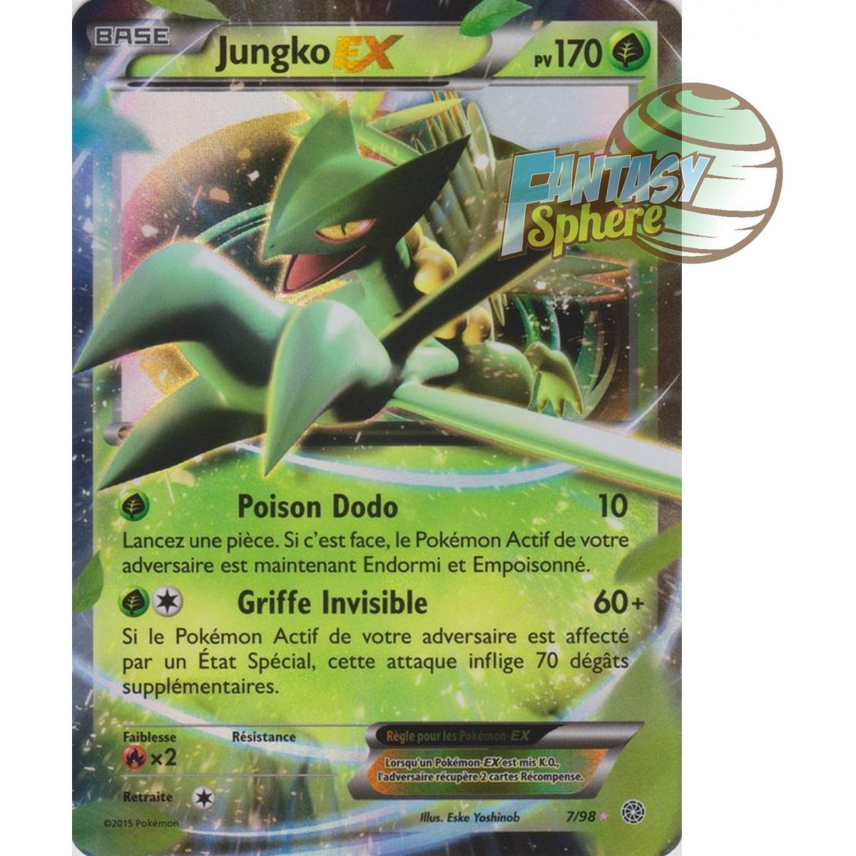 Jungko-EX - Ultra Rare XY 7 Origines Antiques