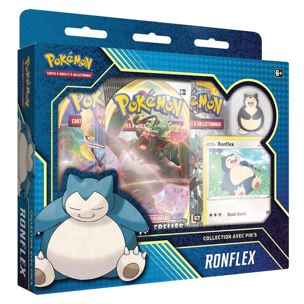 Pokémon - Coffret Pin's - Ronflex - FR