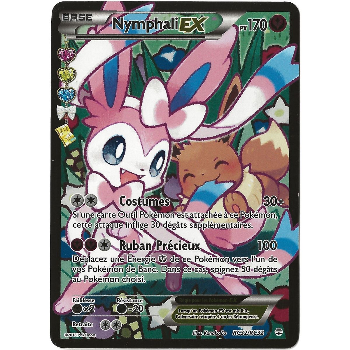 Nymphali EX - Full Art Ultra Rare RC32/RC32 - G01 Générations