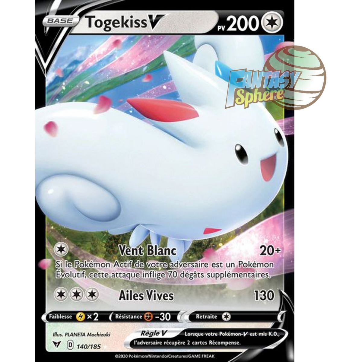 Togekiss V - Ultra Rare 140/185 - Epee et Bouclier 4 Voltage Eclatant