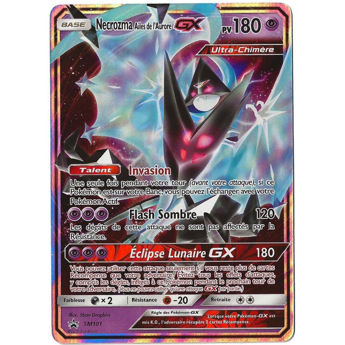 Item Necrozma Ailes de l'Aurore GX - Ultra Rare - SM101