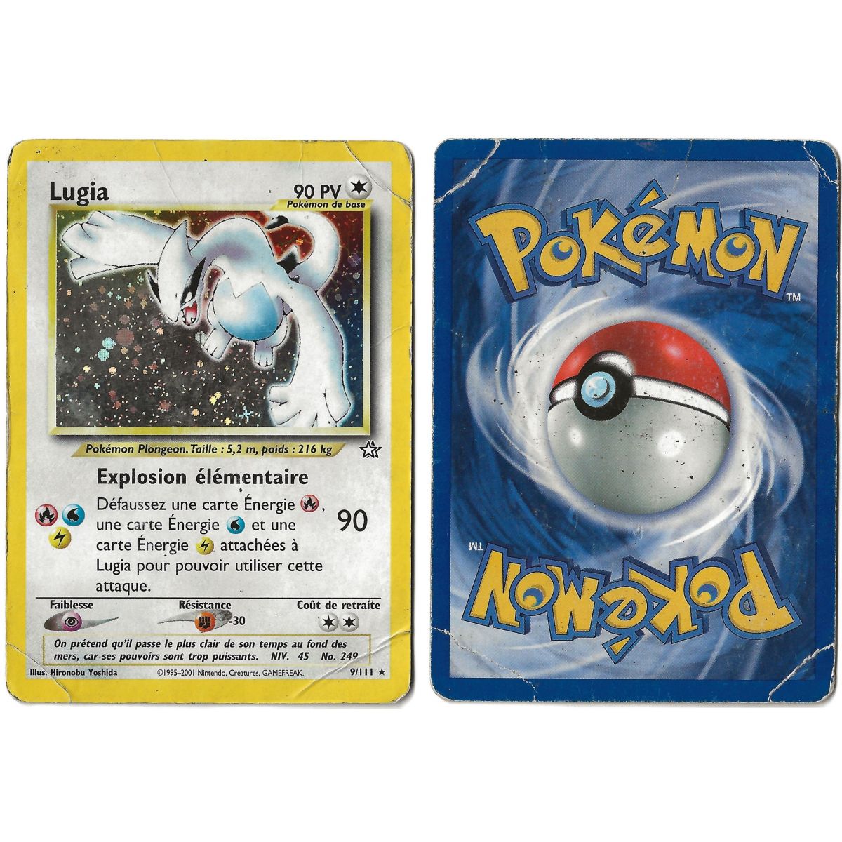 Item Lugia 9/111 Neo Genesis Holo Unlimited Français Voir Scan