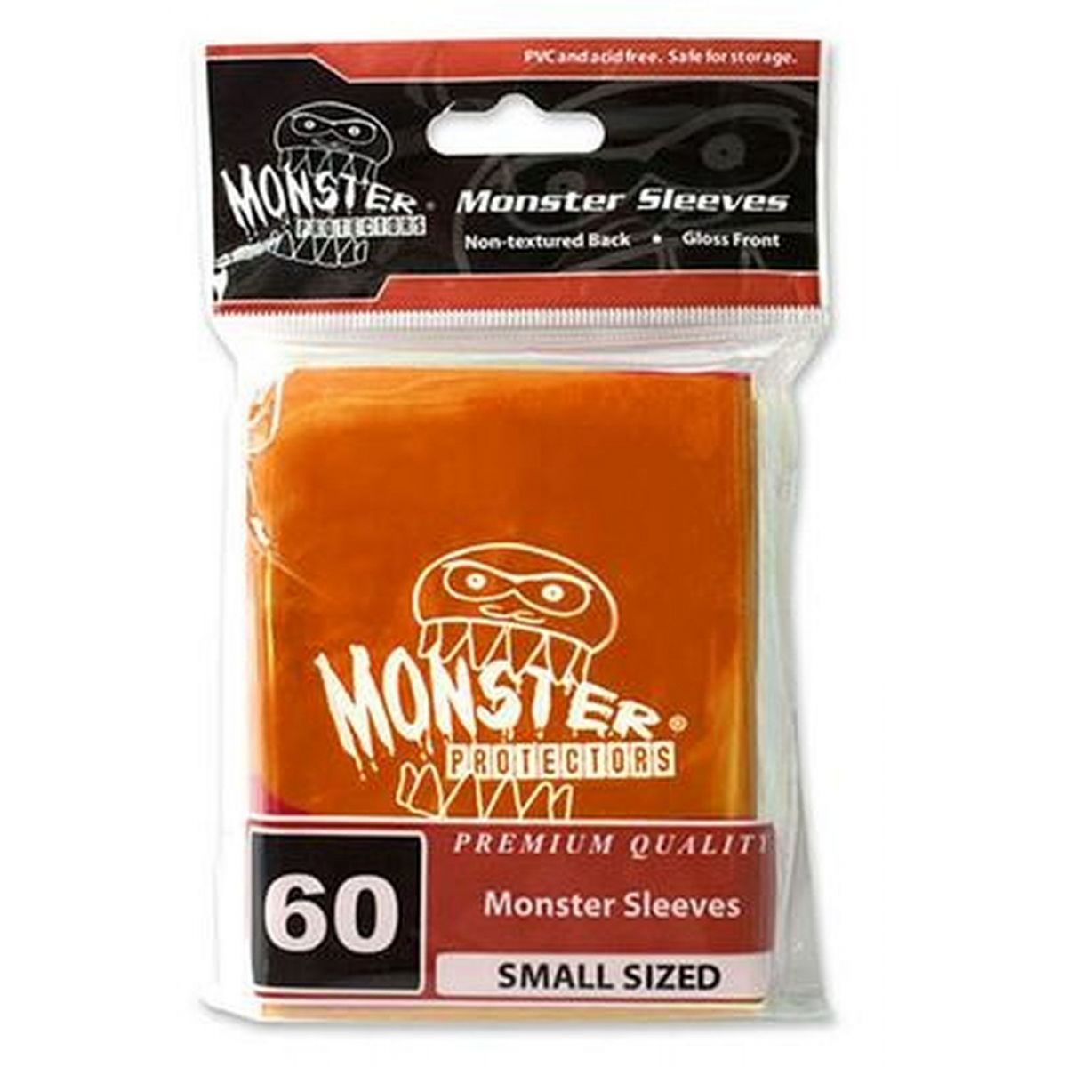 Item Monster - Monster Logo Small Sleeves - Glossy Orange - Orange (60)