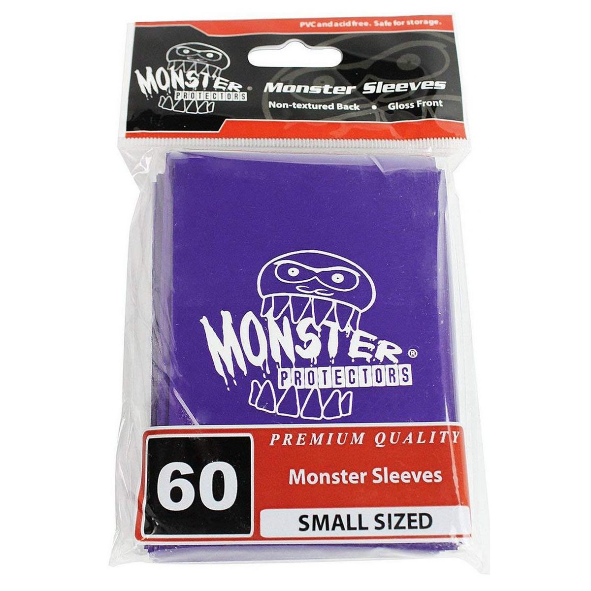 Item Monster - Monster Logo Small Sleeves - Glossy Purple - Violet (60)