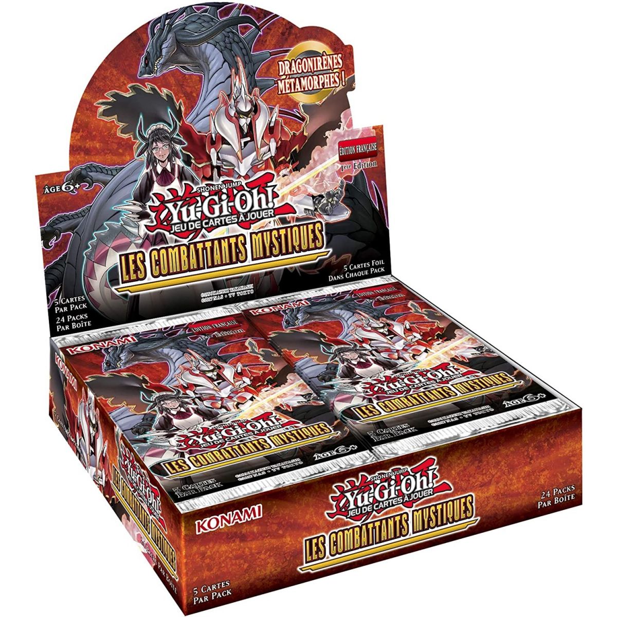 Yu-Gi-Oh! - Display - Boite de 24 Boosters - Les Combattants Mystiques - FR