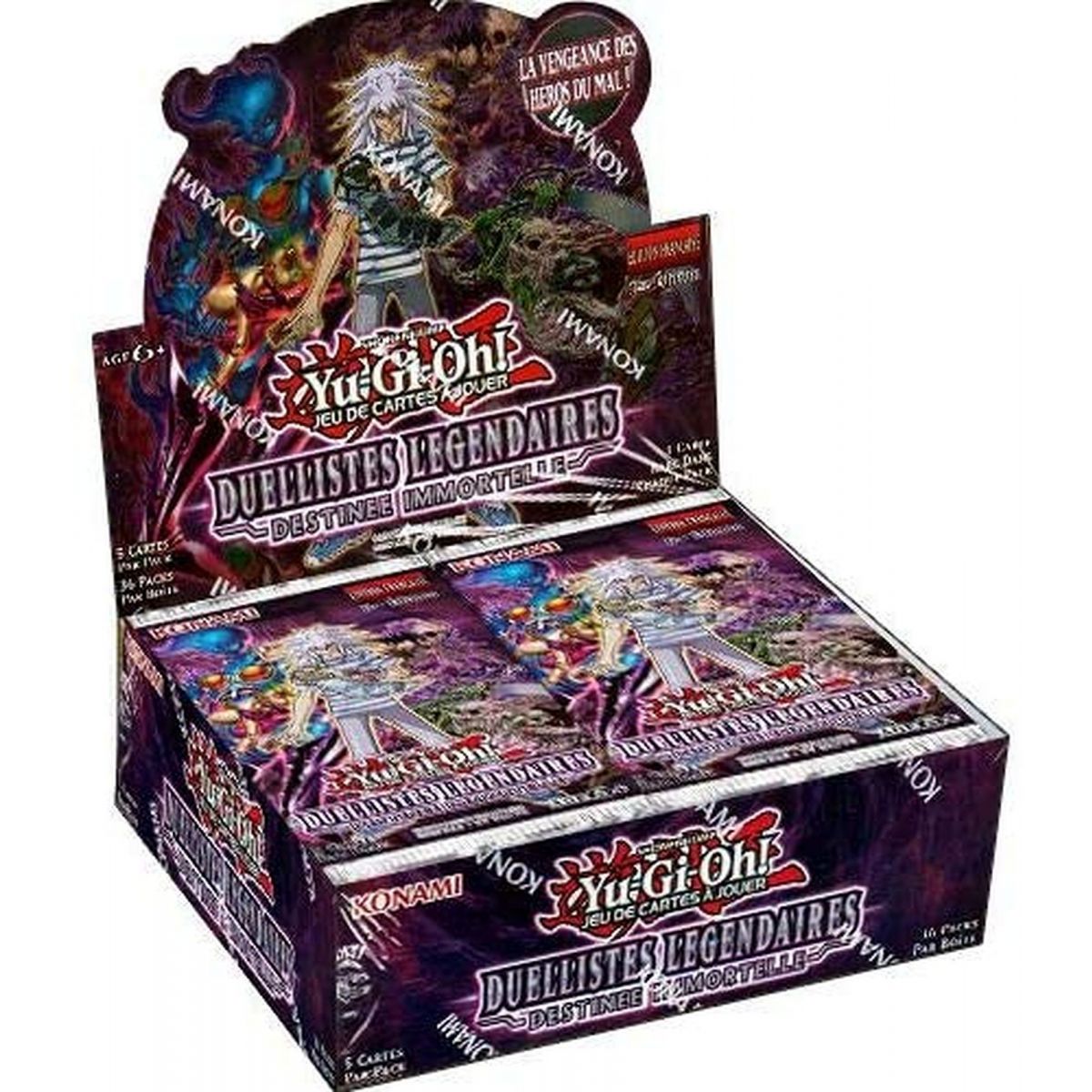 Yu-Gi-Oh! - Display - Boite de 36 Boosters - Duellistes Légendaires : Destinée Immortelle - FR