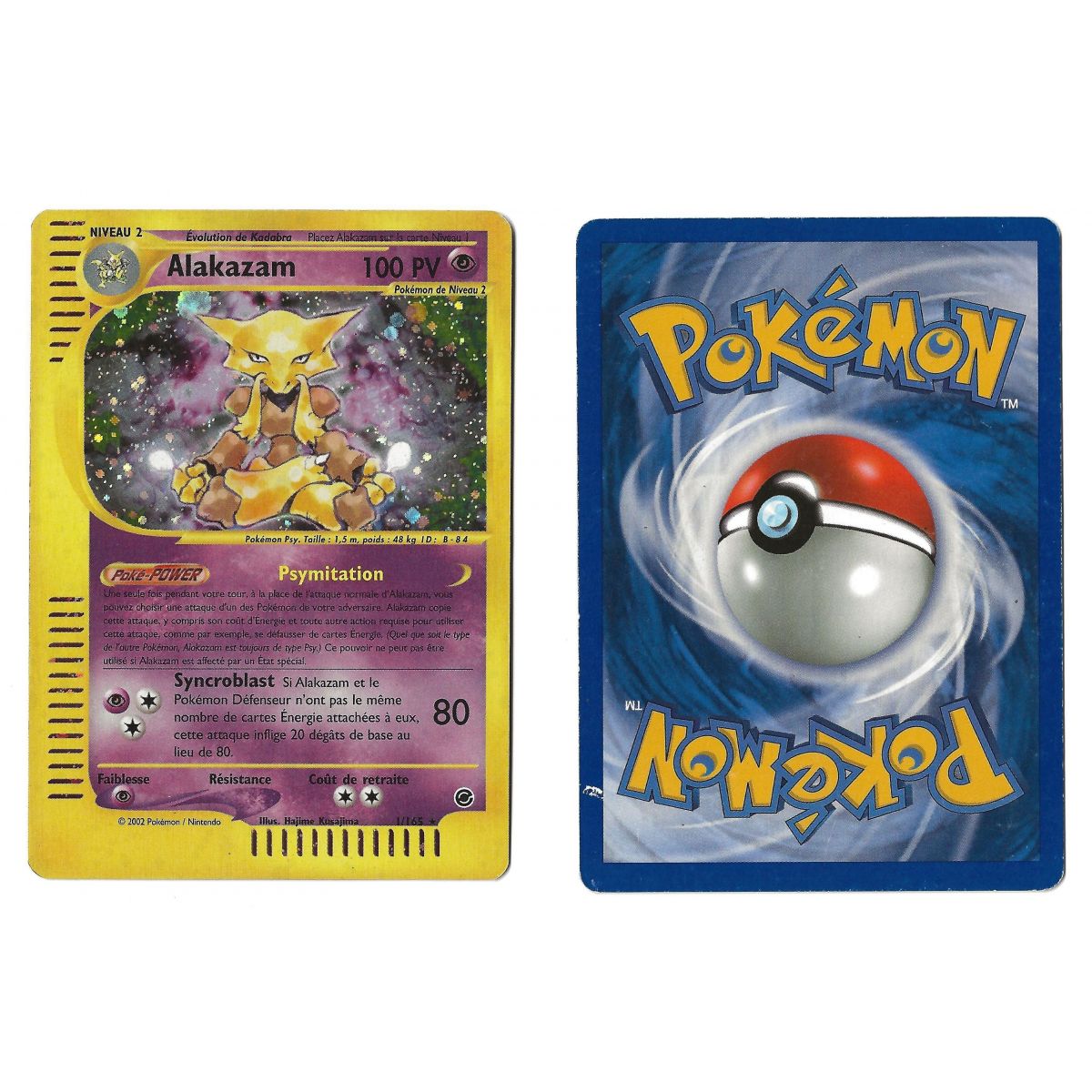 Alakazam (1) 1/165 Expedition Holo Unlimited Français Voir Scan