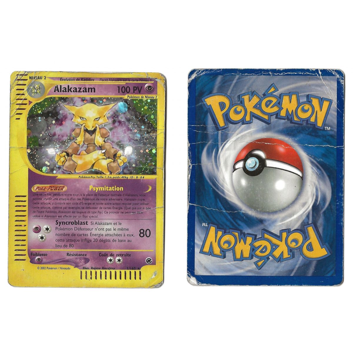 Alakazam (2) 1/165 Expedition Holo Unlimited Français Voir Scan