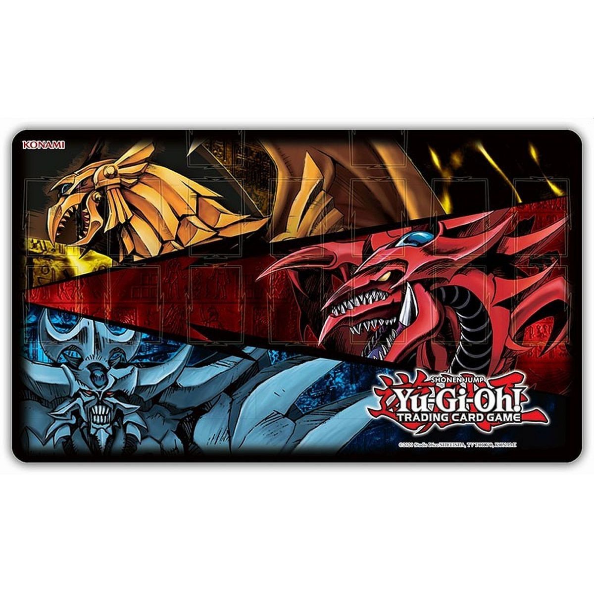 Yu-Gi-Oh! - Playmat - Dieux Egyptiens " Slifer, Obelisk & Râ "