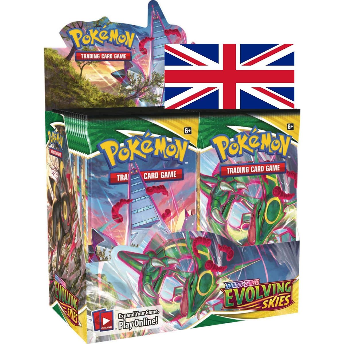 Pokémon - Display - 36 Pack Booster Box - Evolving Skies [EB07] - ANGLAIS
