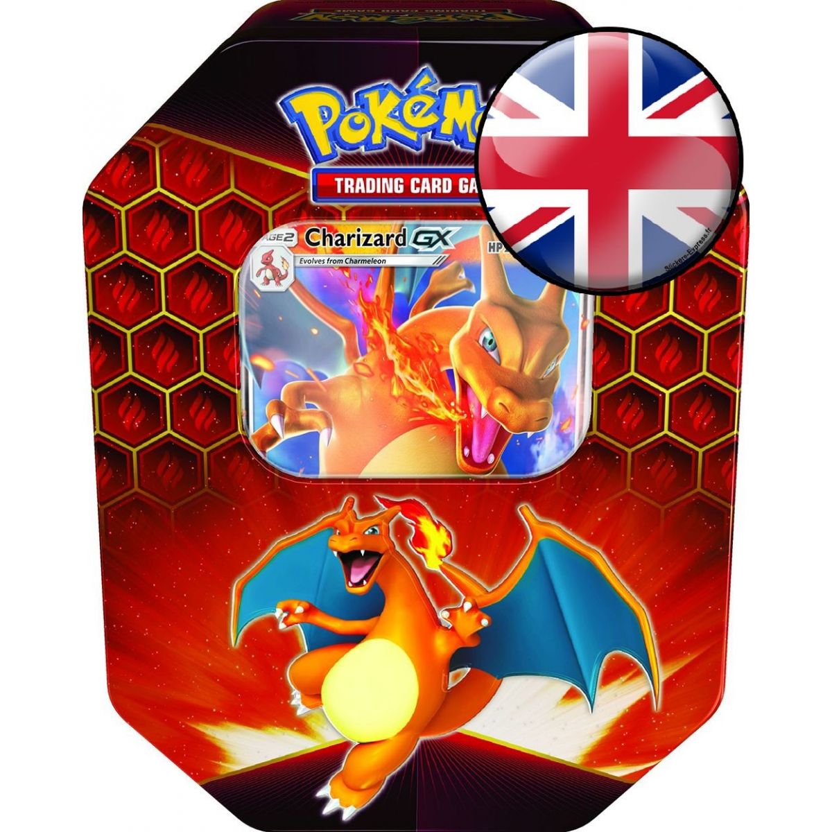 Pokemon - Pokebox Hidden Fates Dracaufeu - Épée et Bouclier - *ANGLAIS*