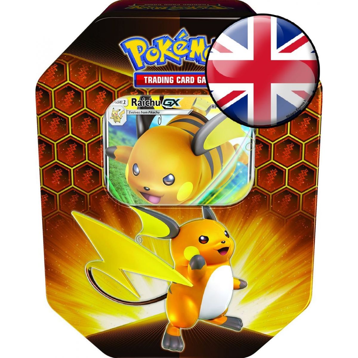 Pokemon - Pokebox Hidden Fates Raichu - Épée et Bouclier - *ANGLAIS*