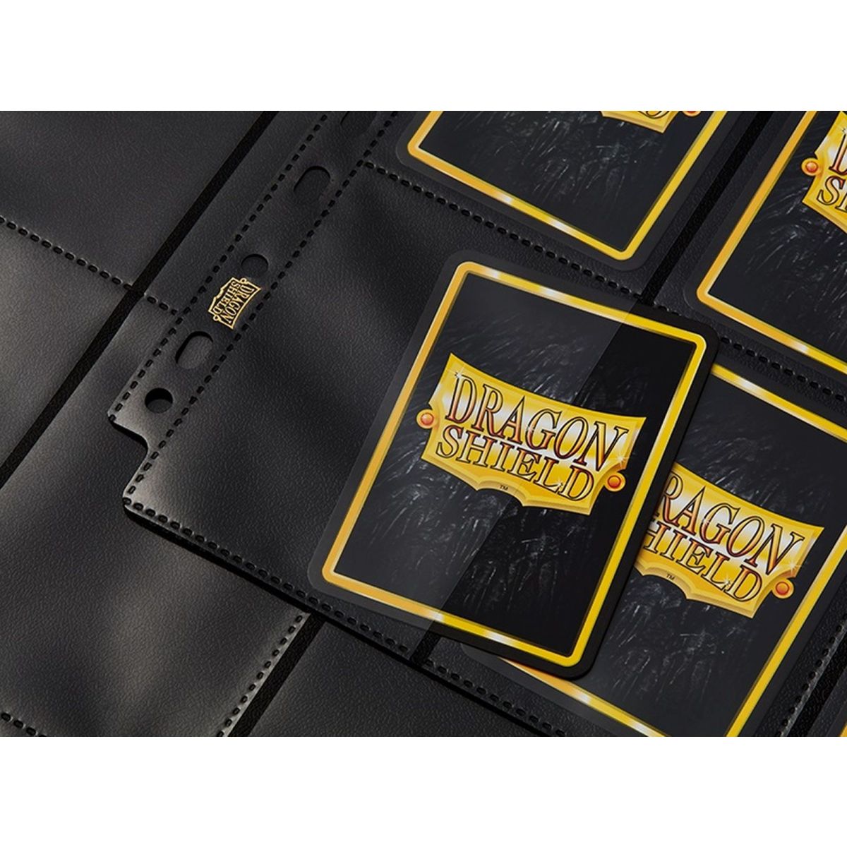 Dragon Shield - 10 Pages de Classeur - 18 Cases - Side-Load Black Non-Glare (10)
