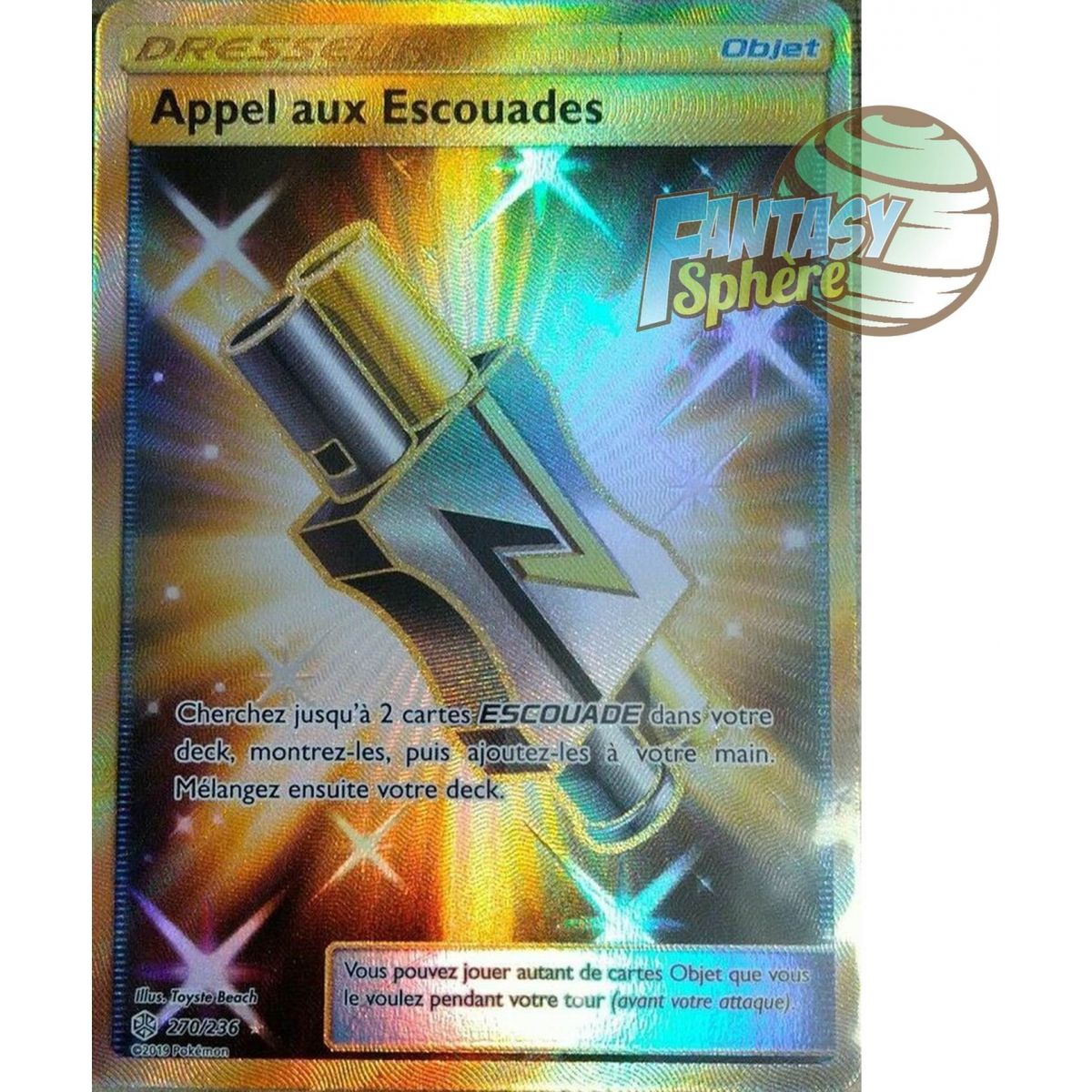 Appel aux Escouades - Secret Rare 270/236 - Soleil et Lune 12 Éclipse Cosmique