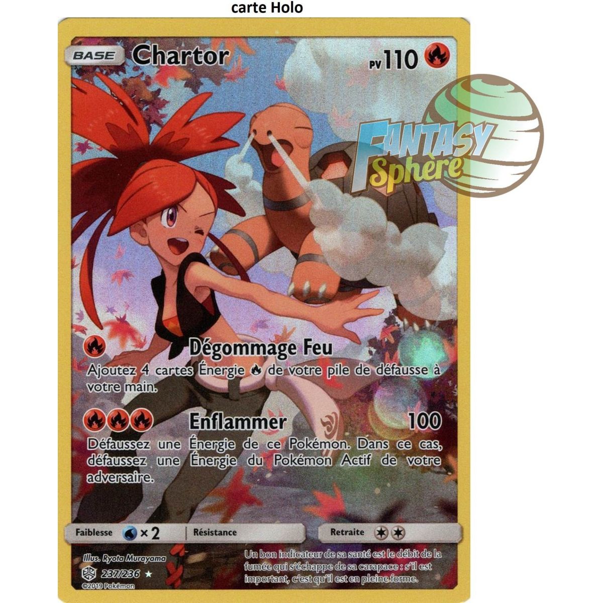 Item Chartor - Holo Rare 237/236 - Soleil et Lune 12 Éclipse Cosmique