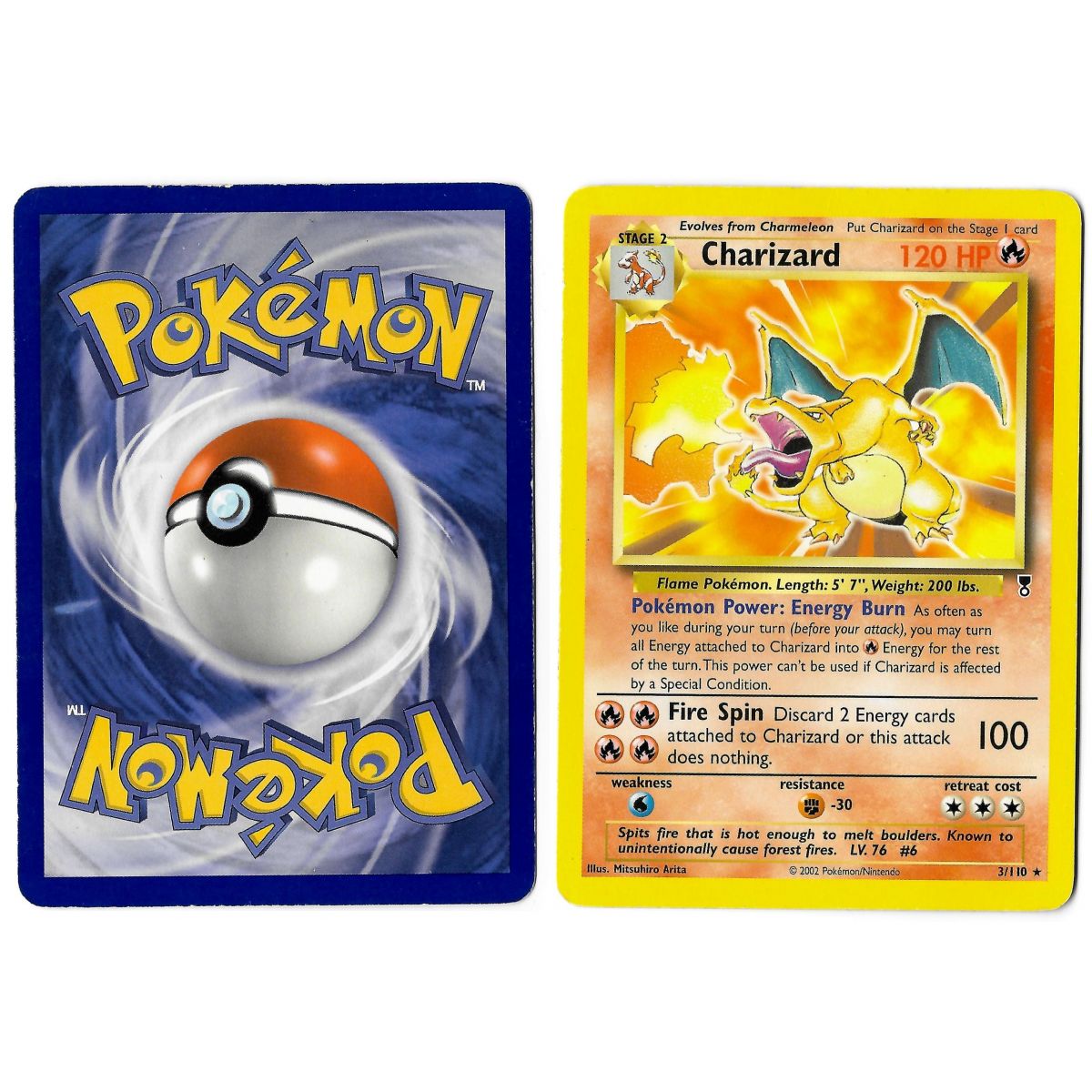 Item Charizard 3/110 Legendary Collection Rare Unlimited Anglais Voir Scan
