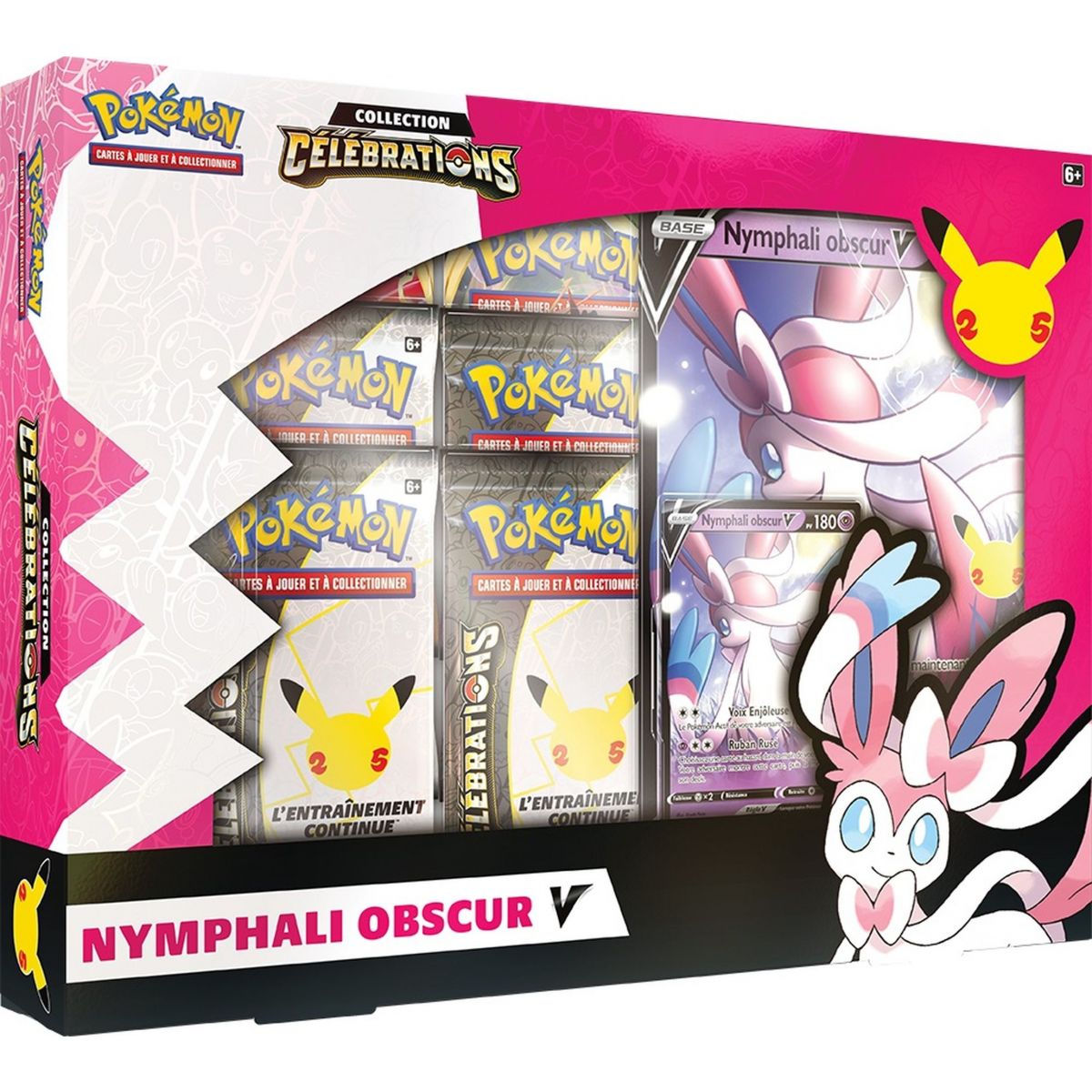 Pokémon - Coffret - Nymphali V Obscur - Célébrations 25 Ans [EB07.5] - FR