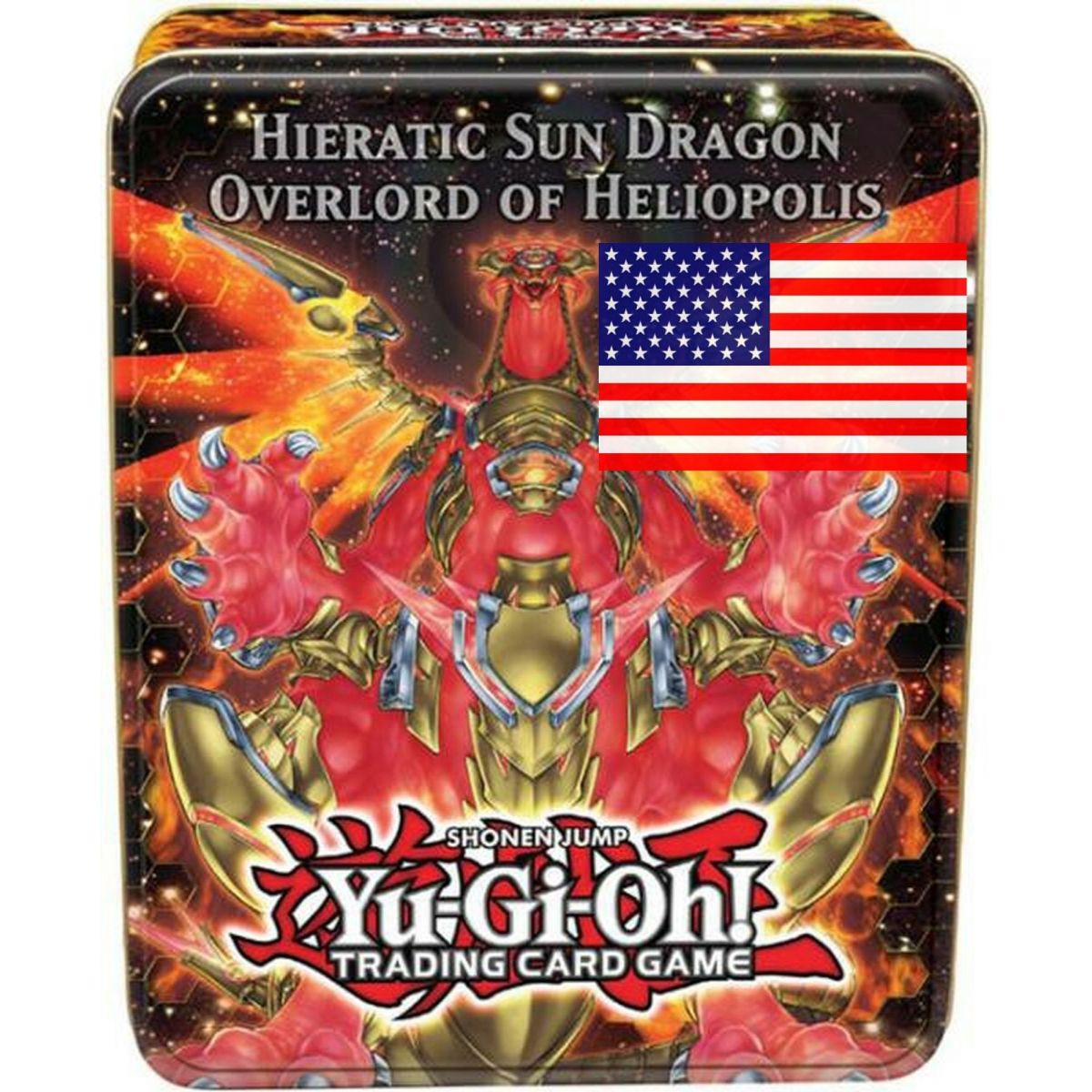 Item *US Print SEALED* Yu-Gi-Oh! - Tin Box Collectible 2012 - Hieratic Sun Dragon Overlord of Heliopolis - Wave 2
