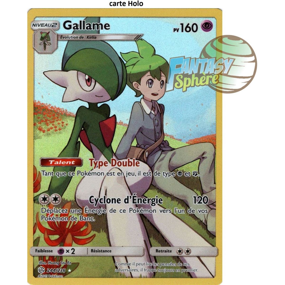 Gallame - Holo Rare 244/236 - Soleil et Lune 12 Éclipse Cosmique