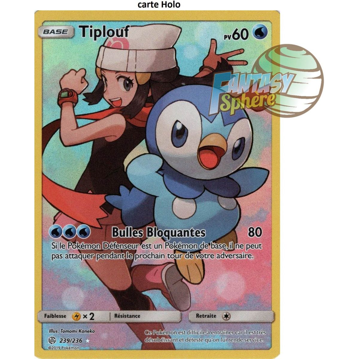 Tiplouf - Holo Rare 239/236 - Soleil et Lune 12 Éclipse Cosmique