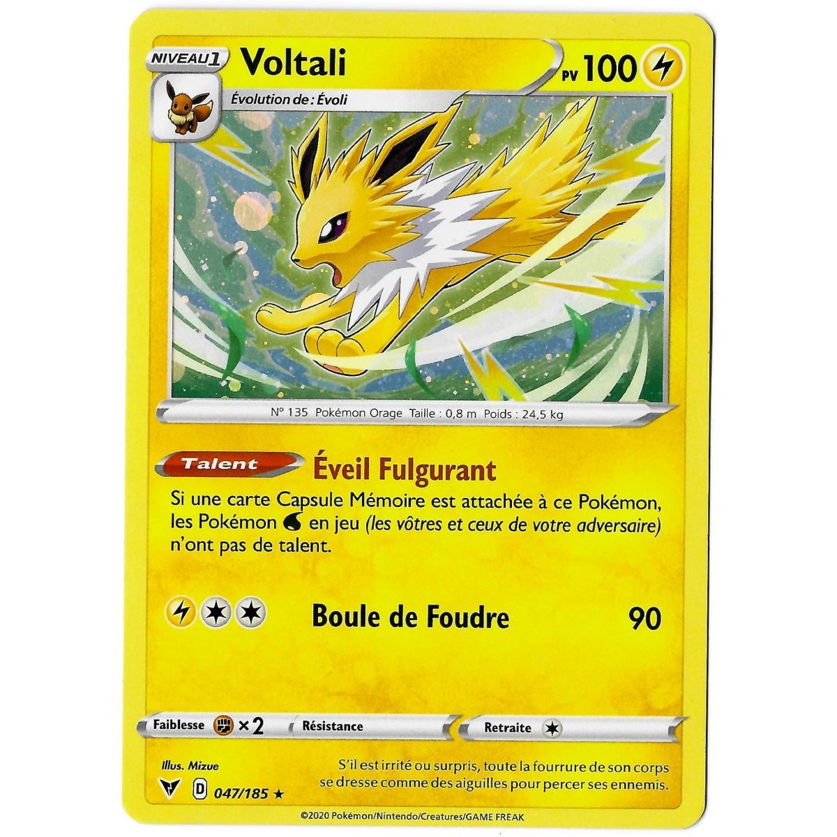 Voltali - Holo Rare - 047/185