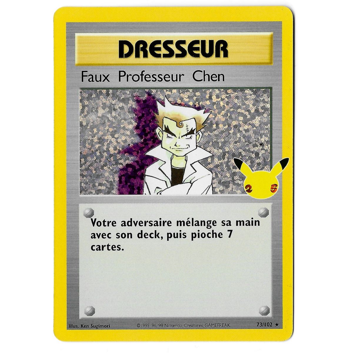 Item Faux Professeur Chen - Holo Rare 73/102 EB07.5 Célébrations 25 Ans