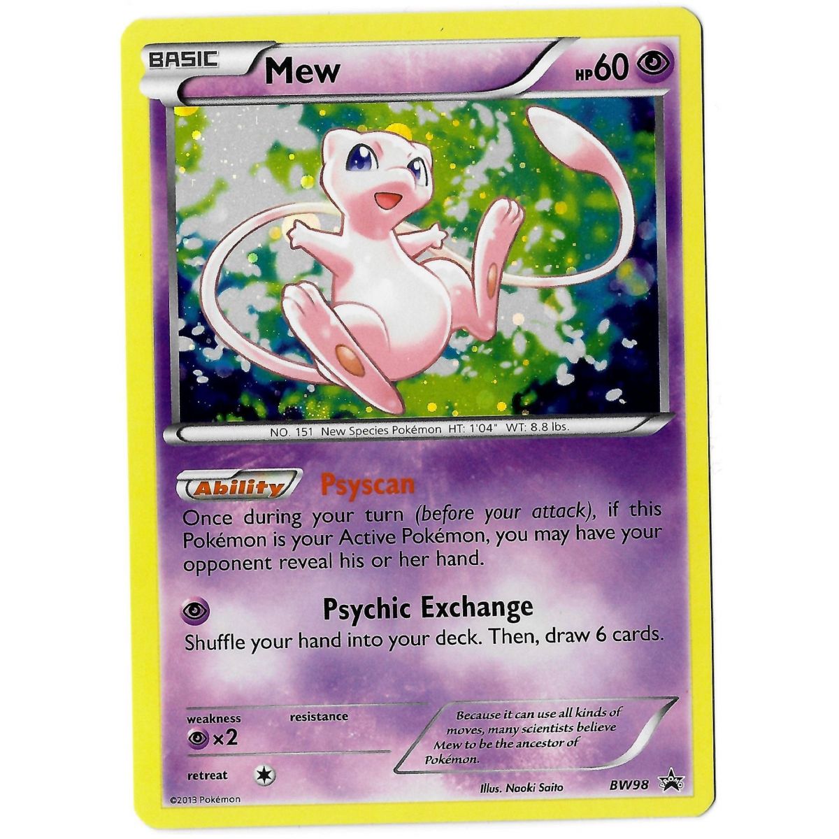 Mew - Holo Rare - BW98