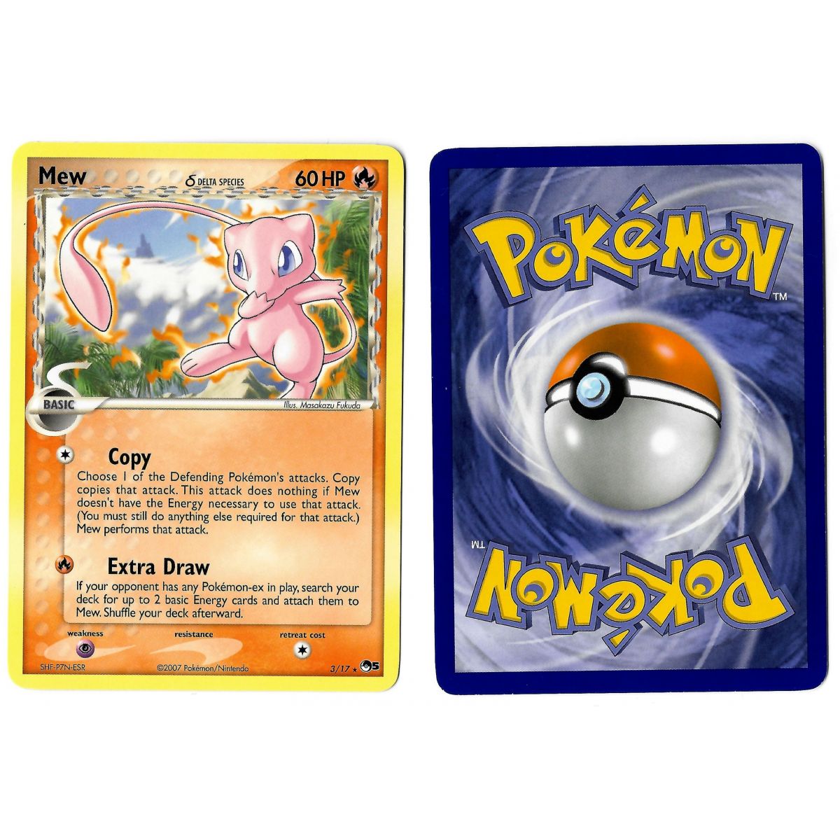 Mew - Rare - Pop Serie 5 - 3/17