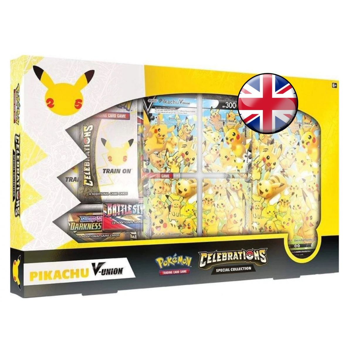 Pokémon - Coffret - Pikachu V-Union - Célébrations 25 Ans [EB07.5] - ANGLAIS