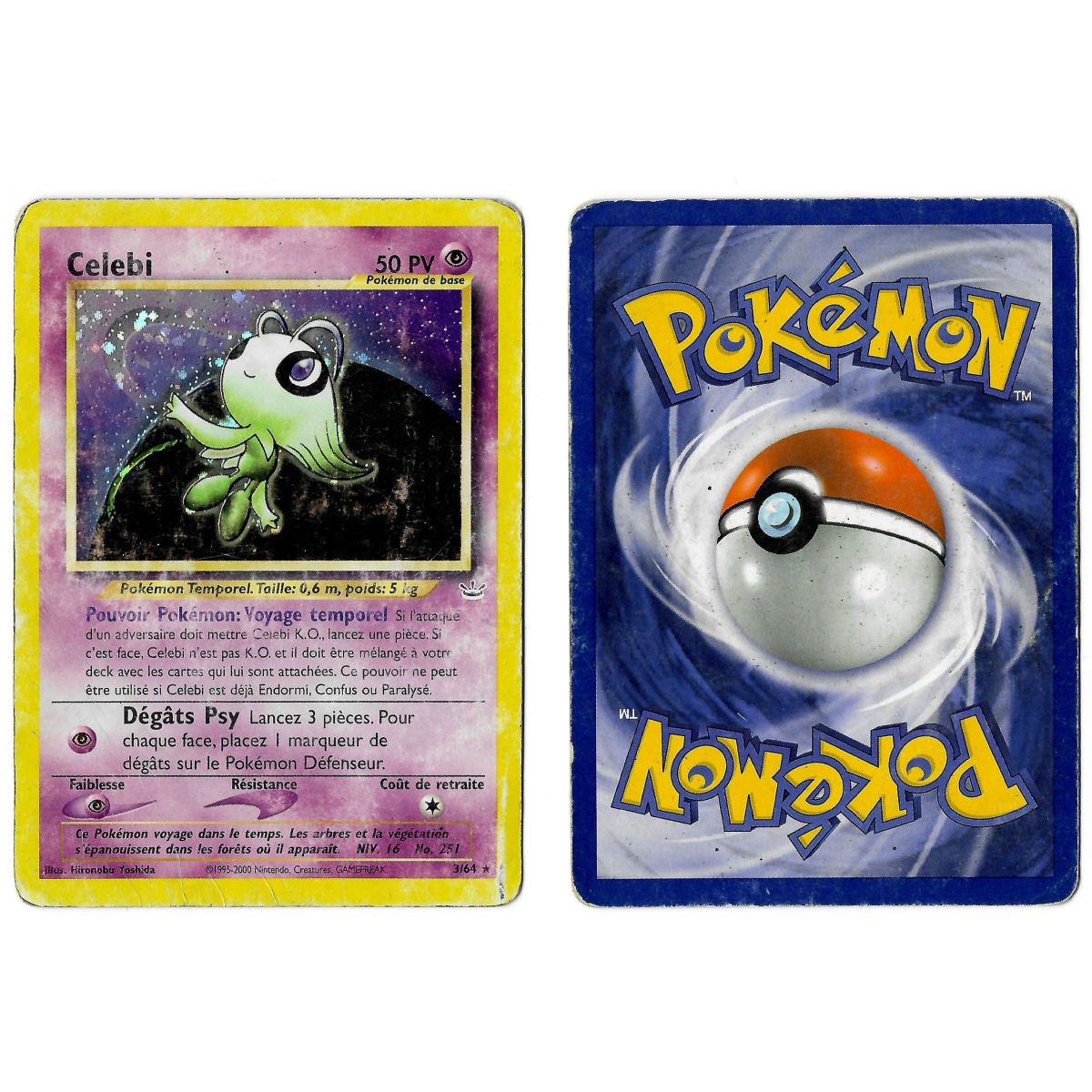 Celebi 3/64 Neo Revelation Holo Unlimited Français Voir Scan