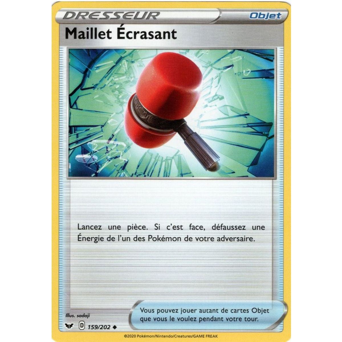 Item Maillet Ecrasant - Peu Commune 159/202 EB01 Epée et Bouclier