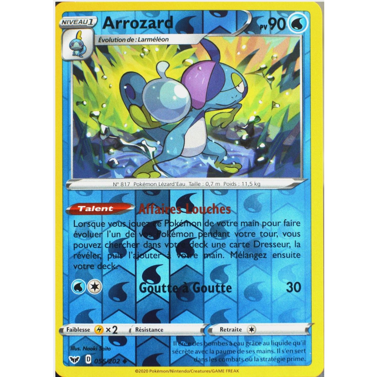 Item Arrozard - Reverse 56/202 EB01 Epée et Bouclier