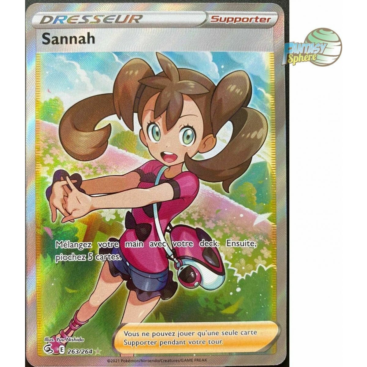 Sannah - Full Art Ultra Rare 263/264 - EB08 Epee et Bouclier Poing de Fusion