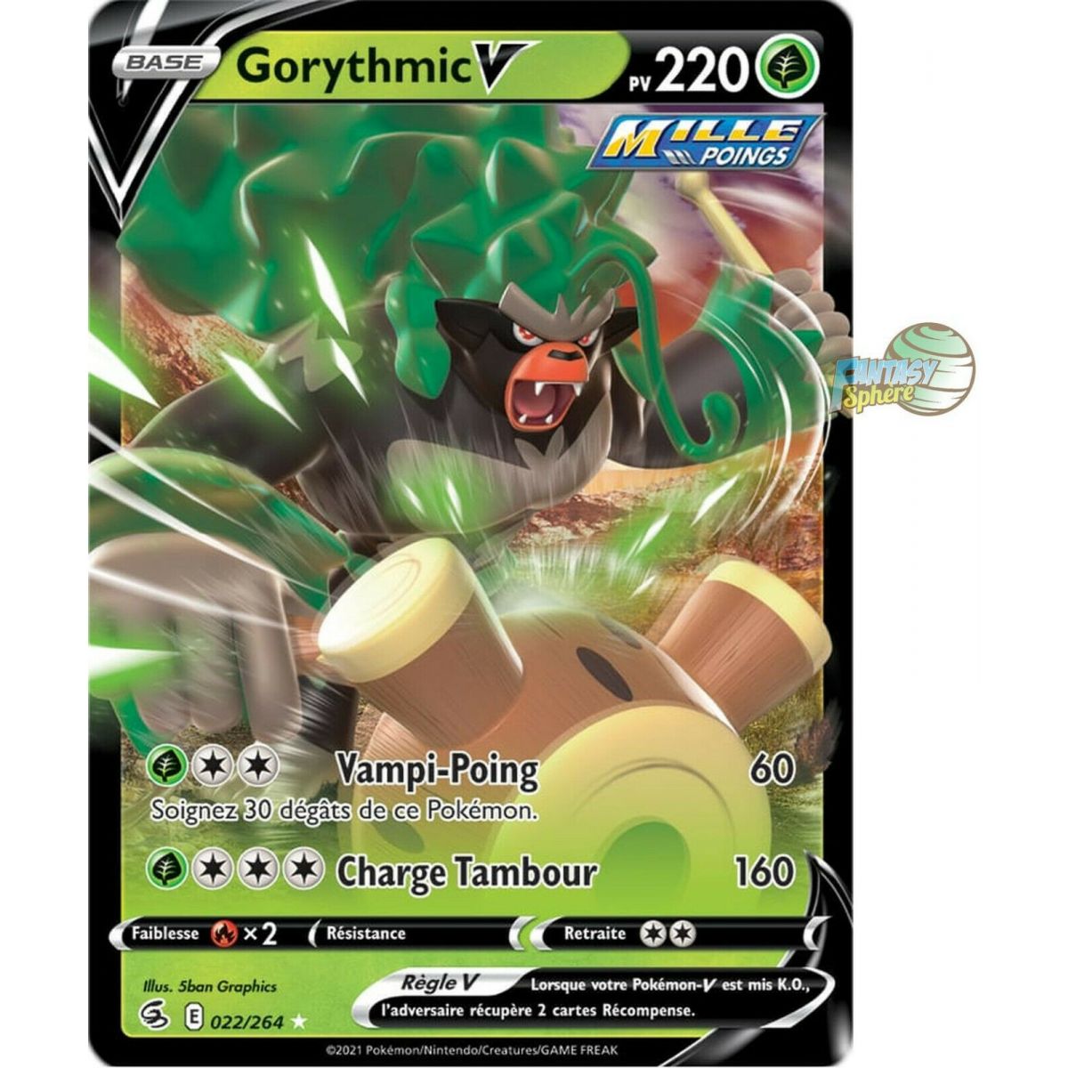 Gorythmic V - Ultra Rare 022/264 - EB08 Epee et Bouclier Poing de Fusion