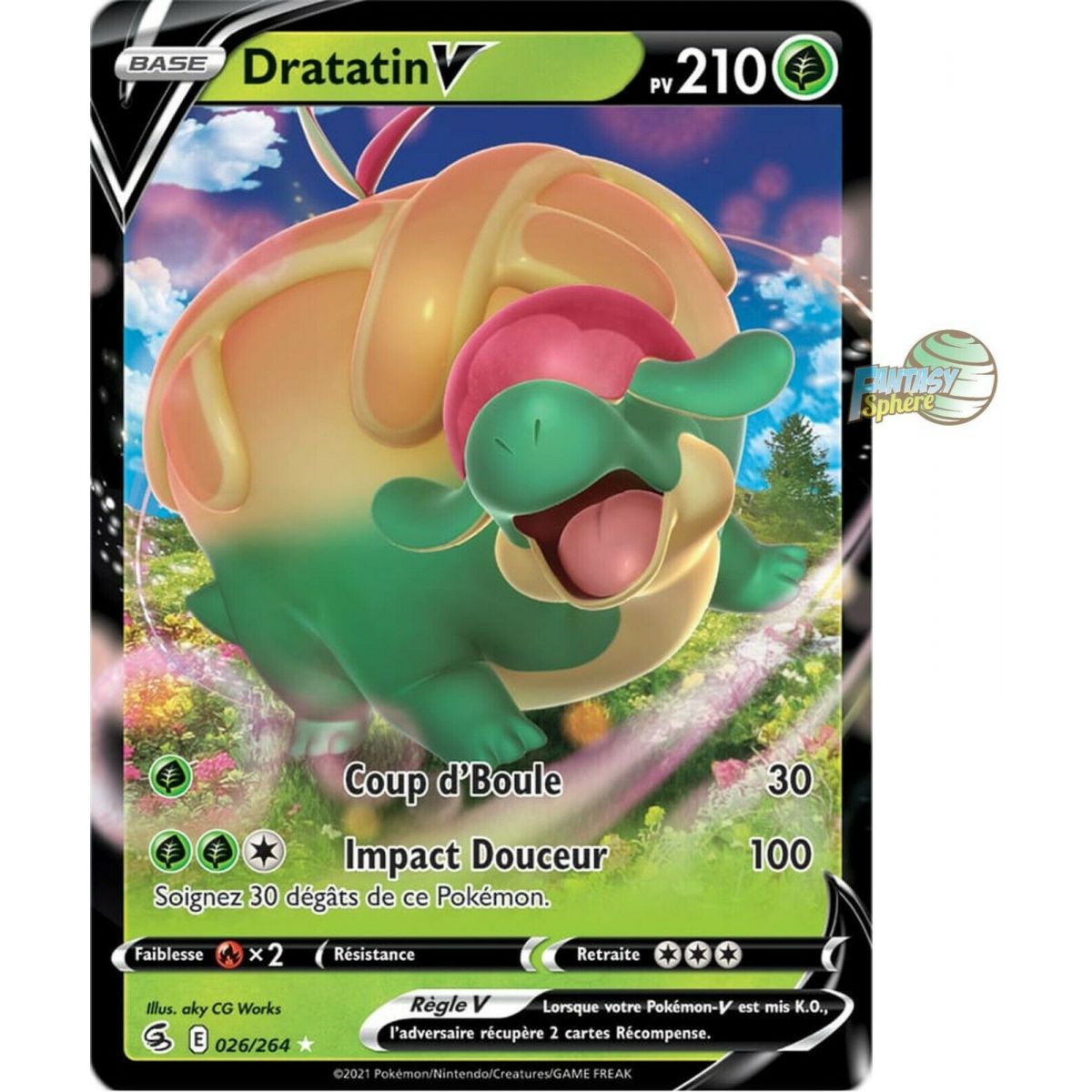 Dratatin - Ultra Rare 026/264 - EB08 Epee et Bouclier Poing de Fusion