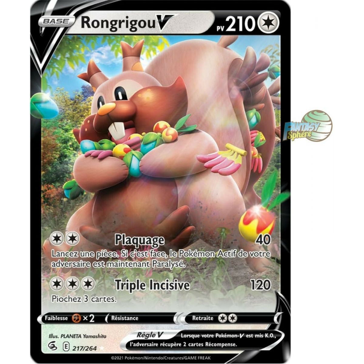 Rongrigou - Ultra Rare 217/264 - EB08 Epee et Bouclier Poing de Fusion