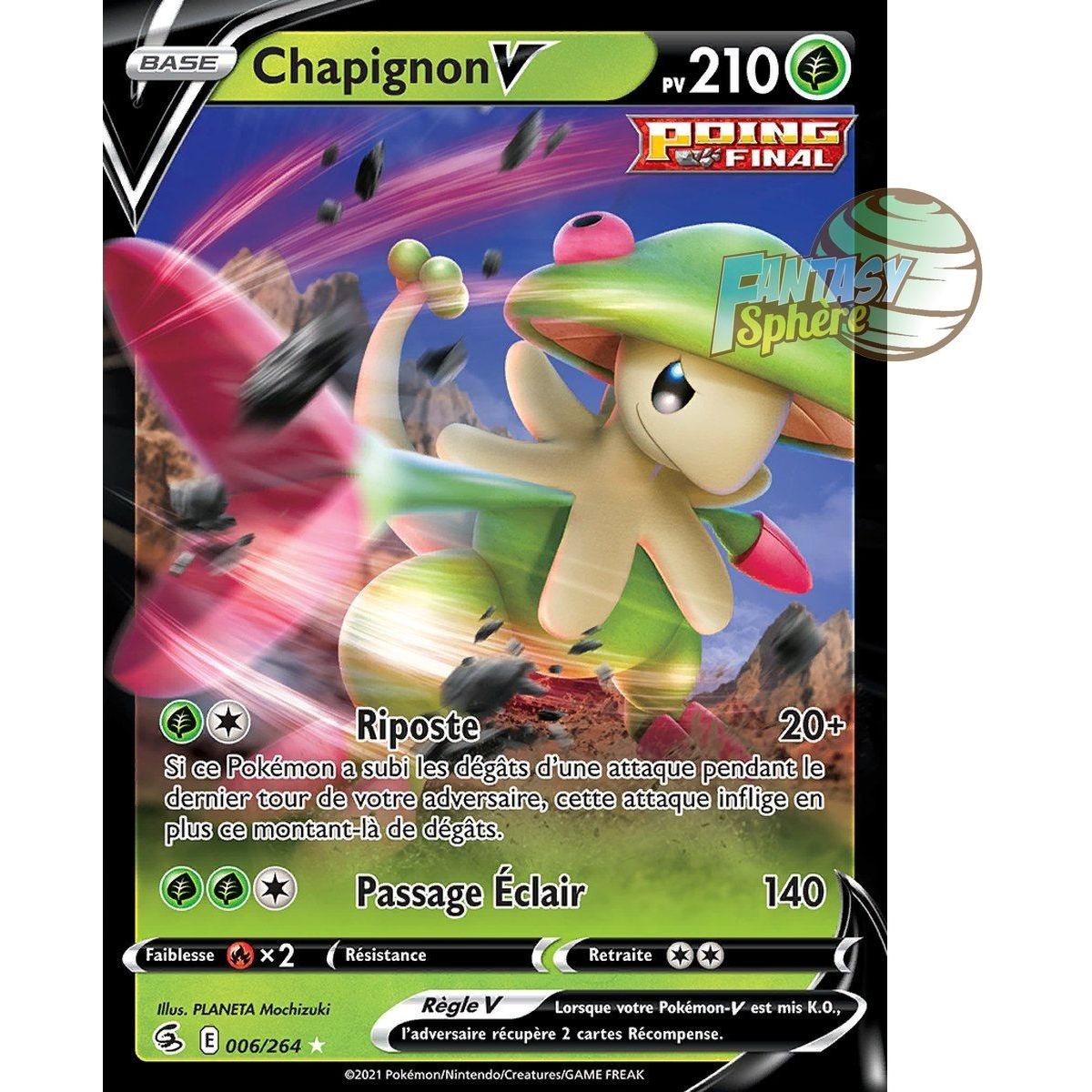 Chapignon V - Ultra Rare 6/264 - Epee et Bouclier Poing de Fusion